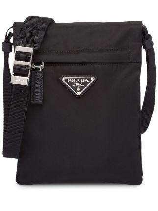 prada technical fabric shoulder bag