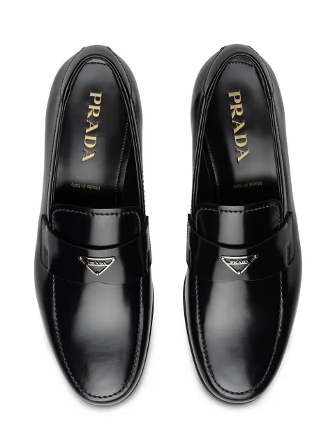 prada loafers heel