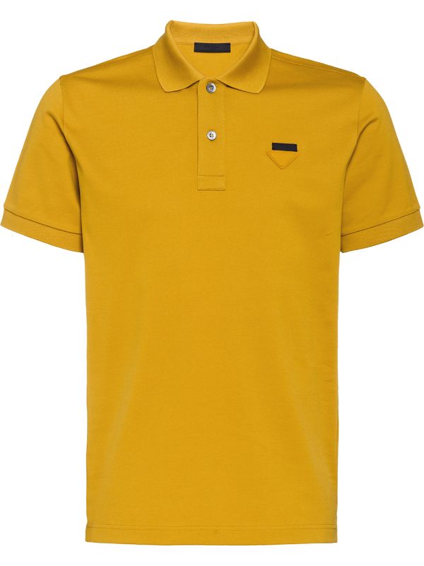 yellow prada polo shirt