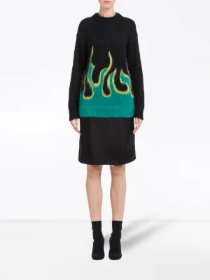 prada flame sweater