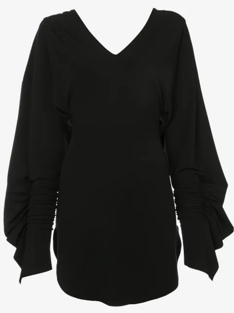 Paula Knorr V-neck flared dress