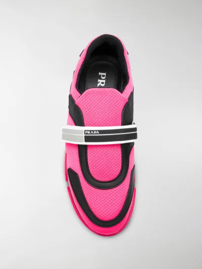 pink prada cloudbust sneakers