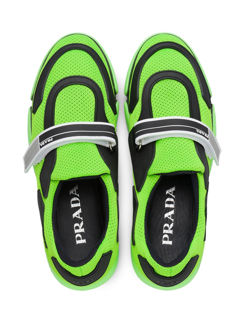 prada neon green shoes