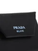 Prada logo cardholder wallet