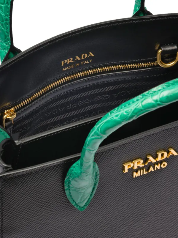 prada crocodile skin bag