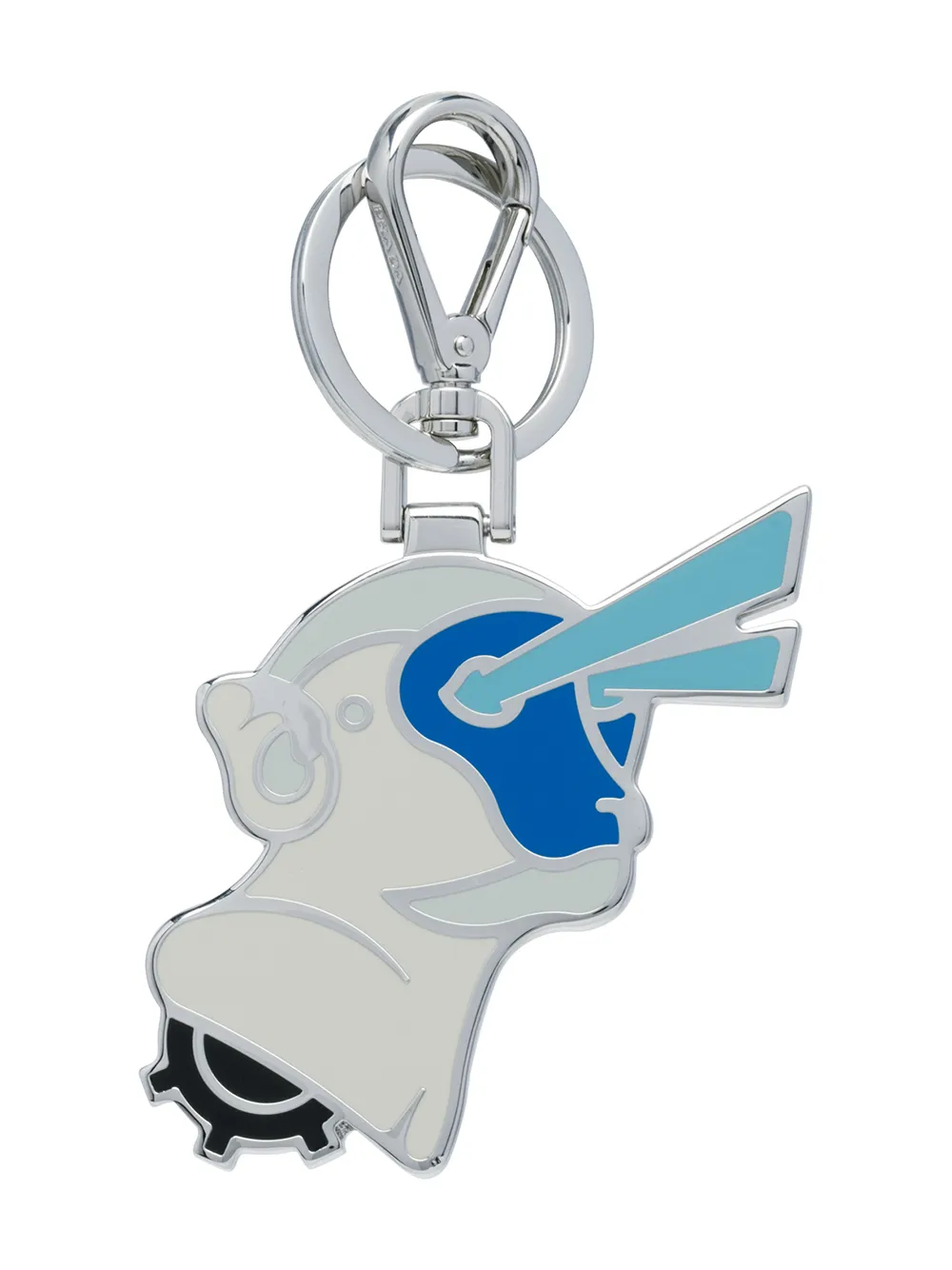 PRADA PRADA MONKEY KEYCHAIN - METALLIC