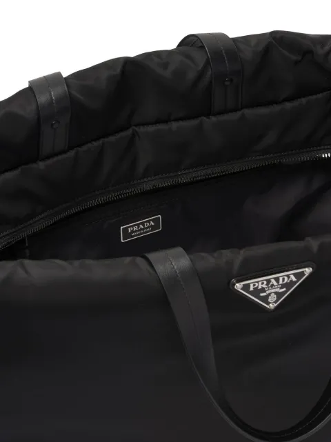 prada padded nylon tote