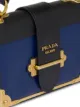 Prada Prada Cahier leather shoulder bag