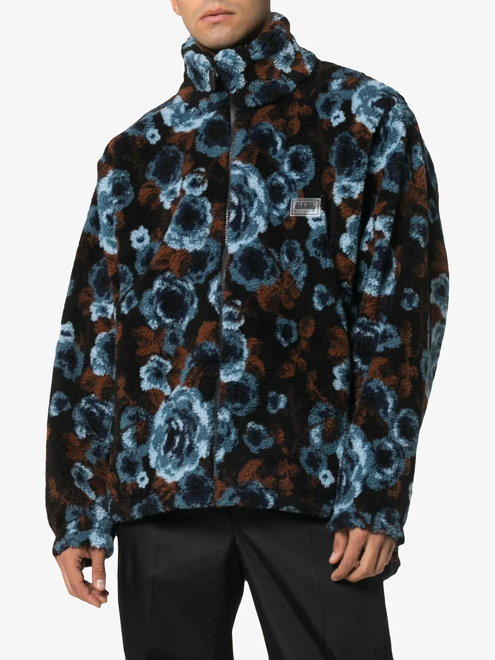 Napa By Martine Rose Floral Print Fleece Jacket 232 Buy Aw18 Online Fast Global Delivery Price