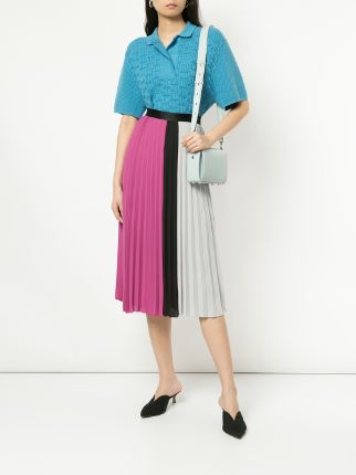 panelled pleated skirt展示图