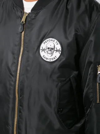 logo patch bomber jacket展示图