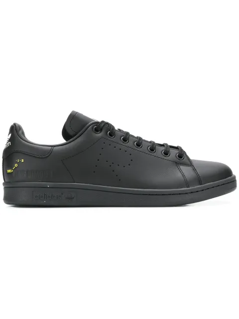 mens black leather adidas trainers