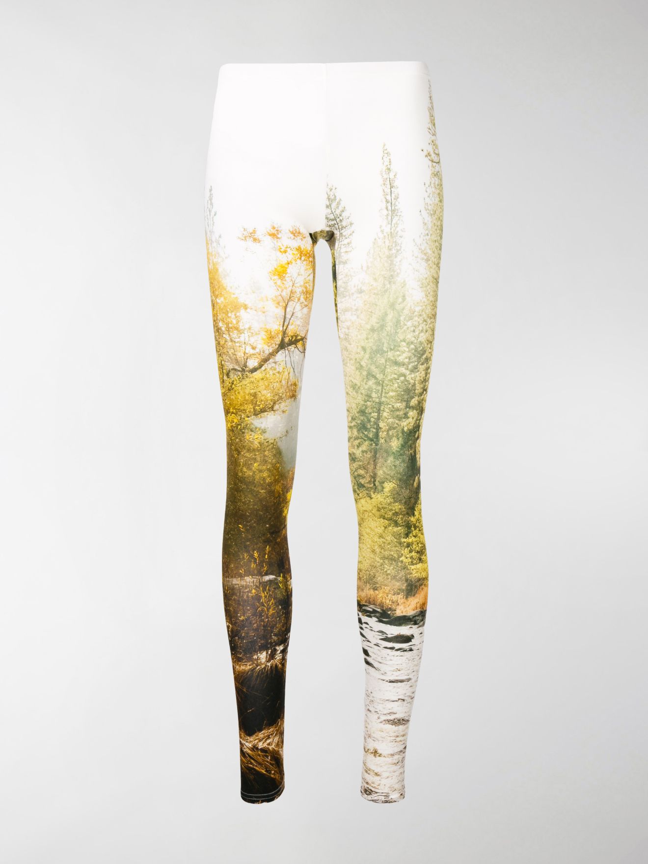 R13 woodland print leggings white | MODES