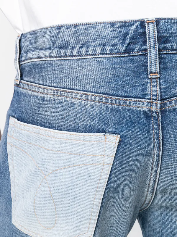 calvin klein patch jeans