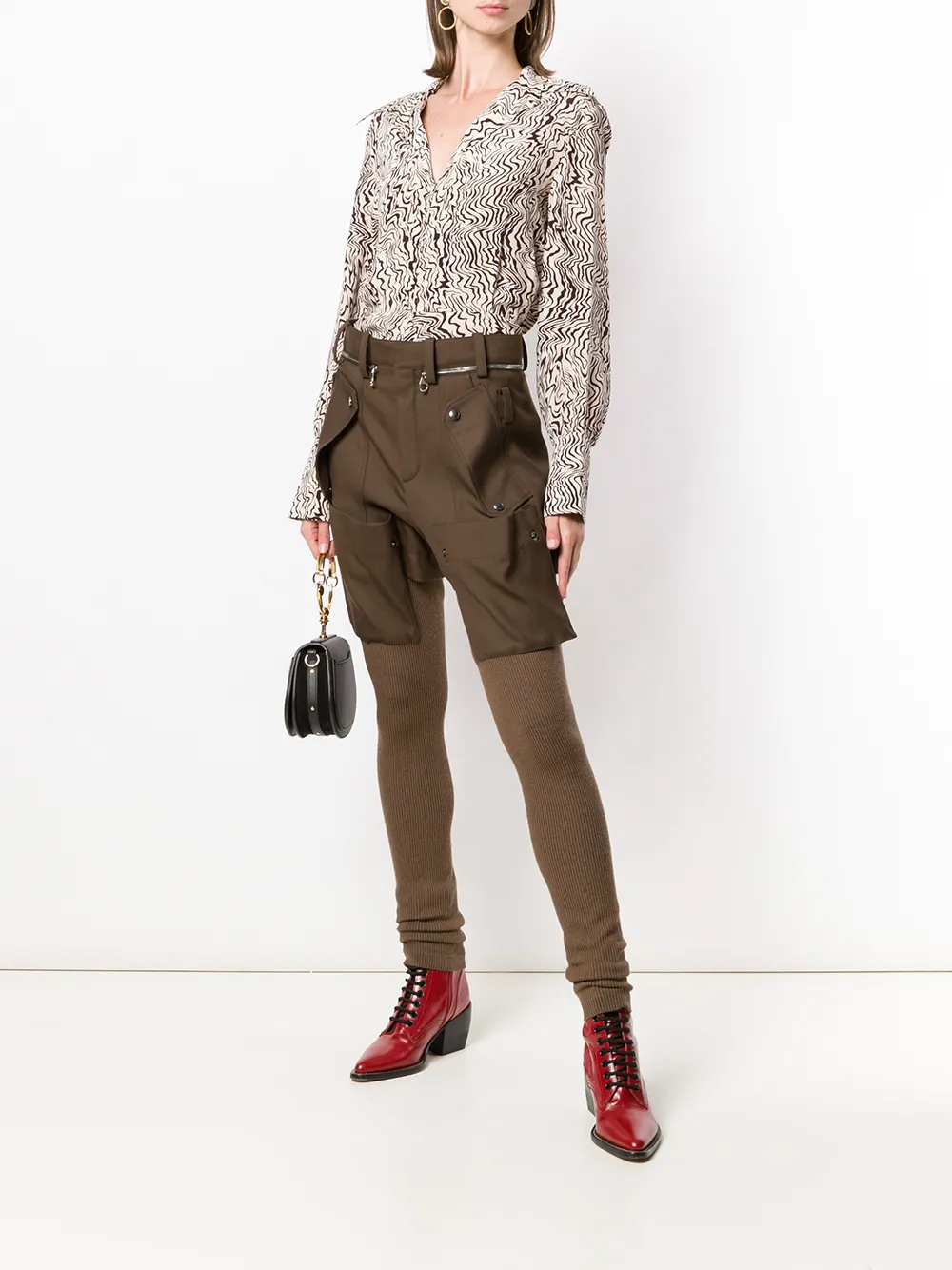 Chloé cargo legging Bruin