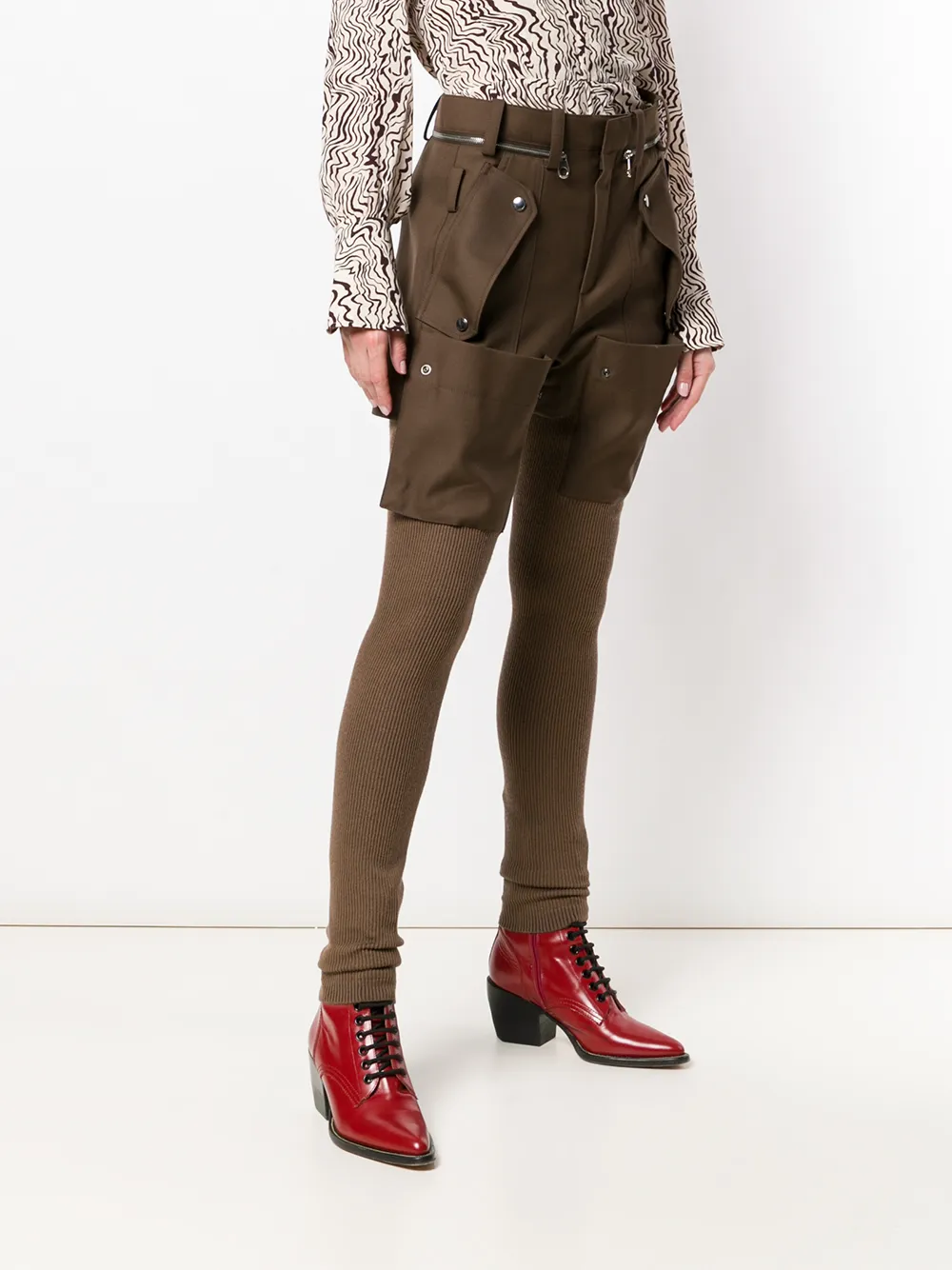 Chloé cargo legging Bruin