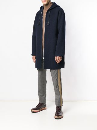 zip-up duffle coat展示图