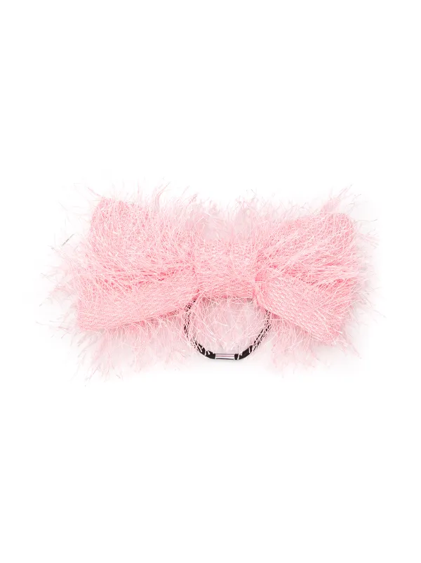 Wauw Capow By Bangbang Fluffy Bow Hair Tie Farfetch Com