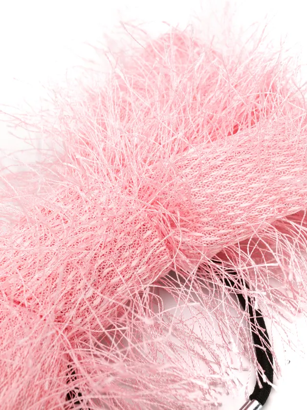Wauw Capow By Bangbang Fluffy Bow Hair Tie Farfetch Com