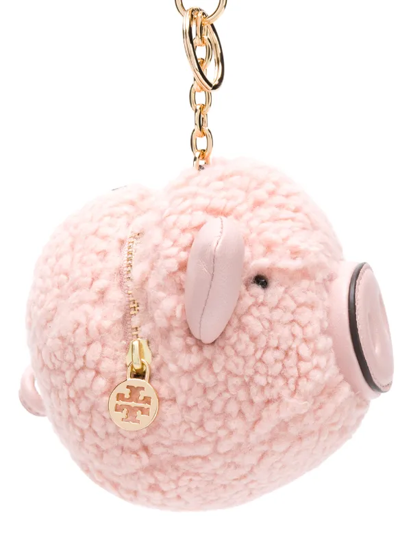 tory burch pig keychain
