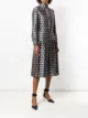 La Doublej texture pleated shirt dress