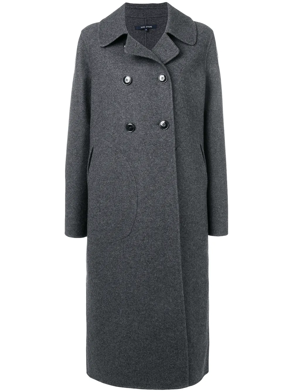 sofie dhoore commit long coat - 灰色