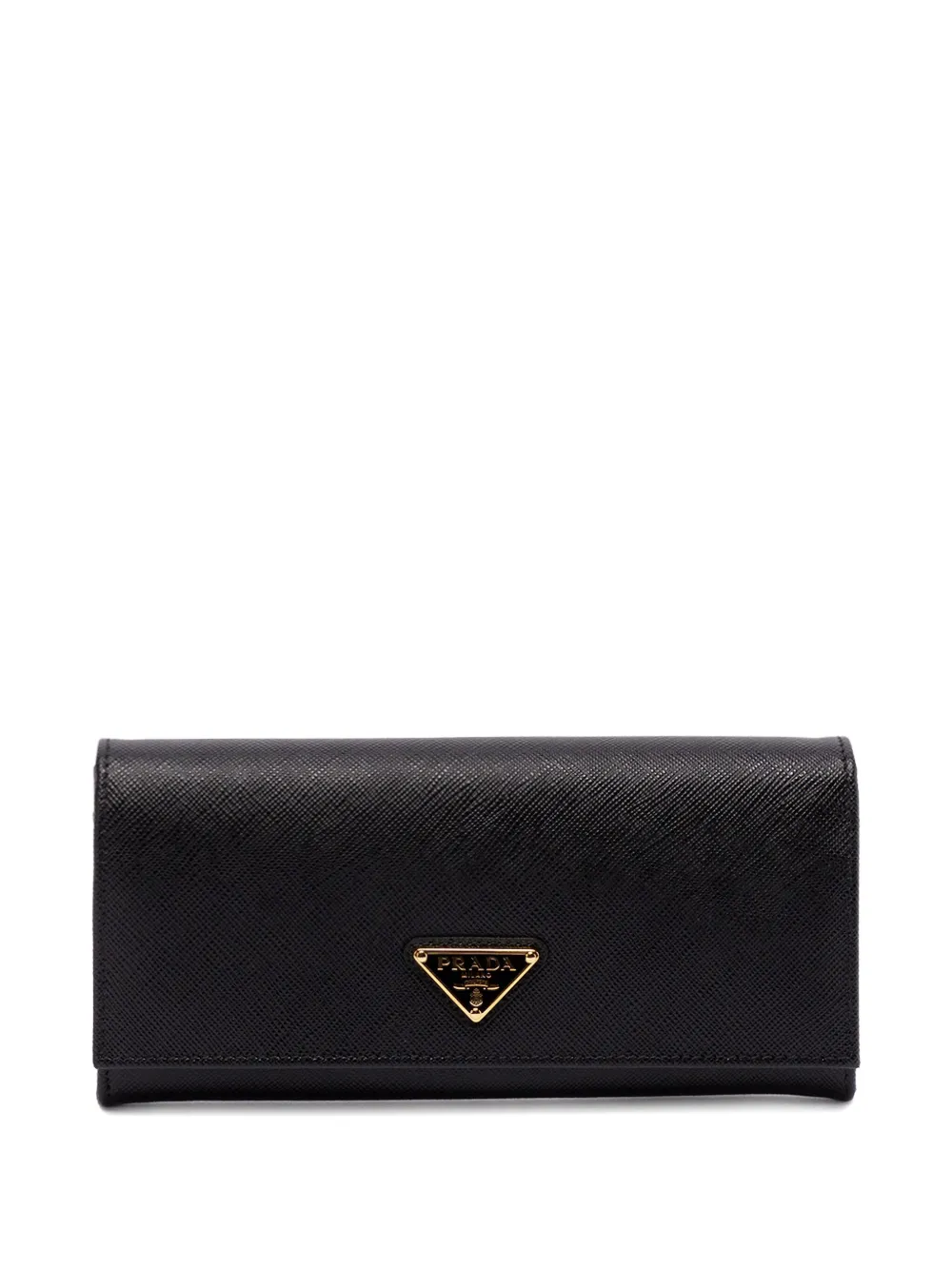 Prada ロゴ財布 - ブラック Prada ロゴ財布 - ブラック