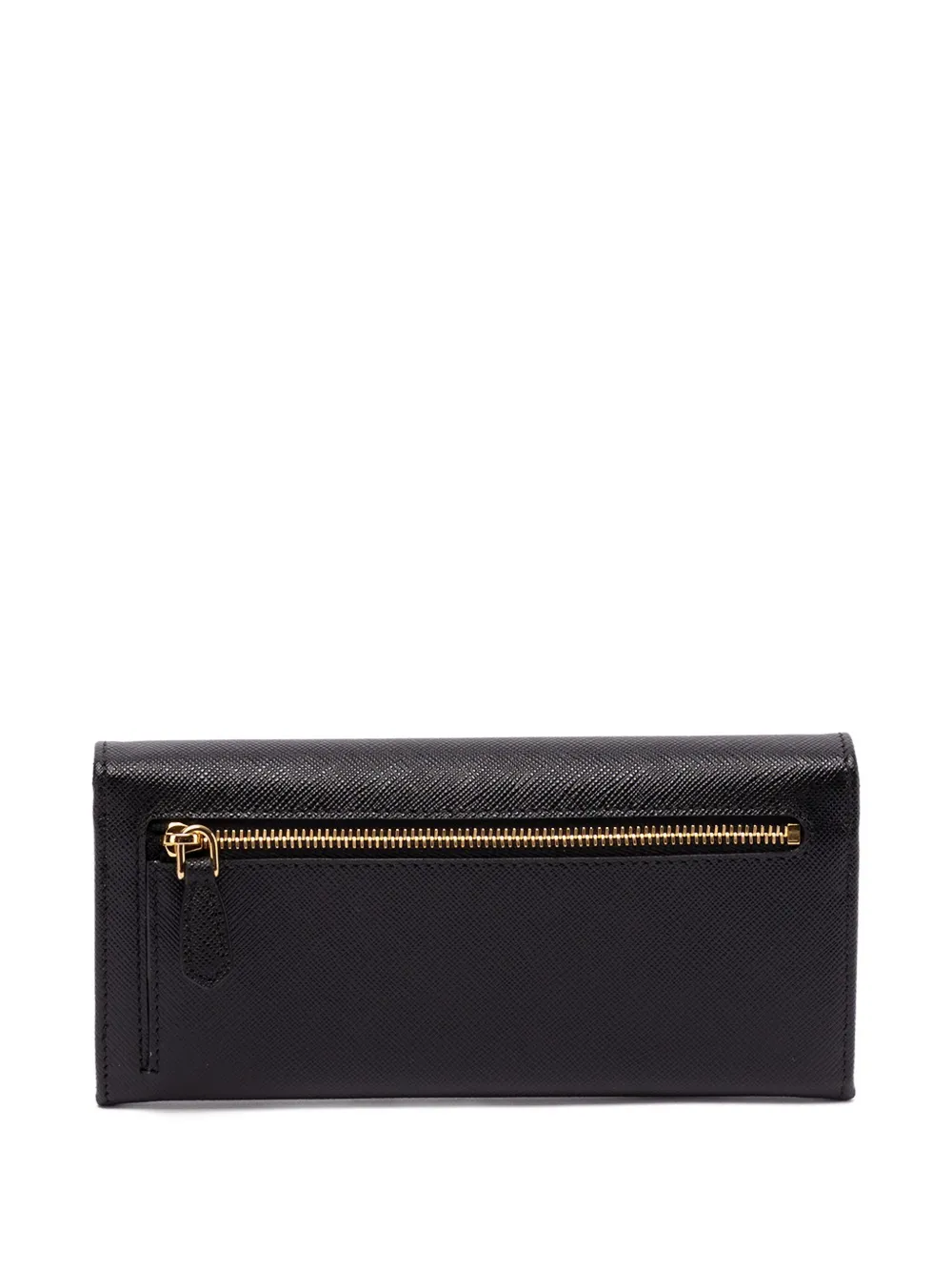 Prada portemonnee met logo - Zwart