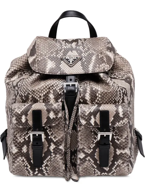 Prada top flap backpack