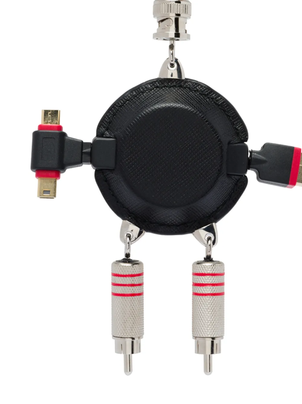 Prada Saffiano Leather Keychain | Image 2