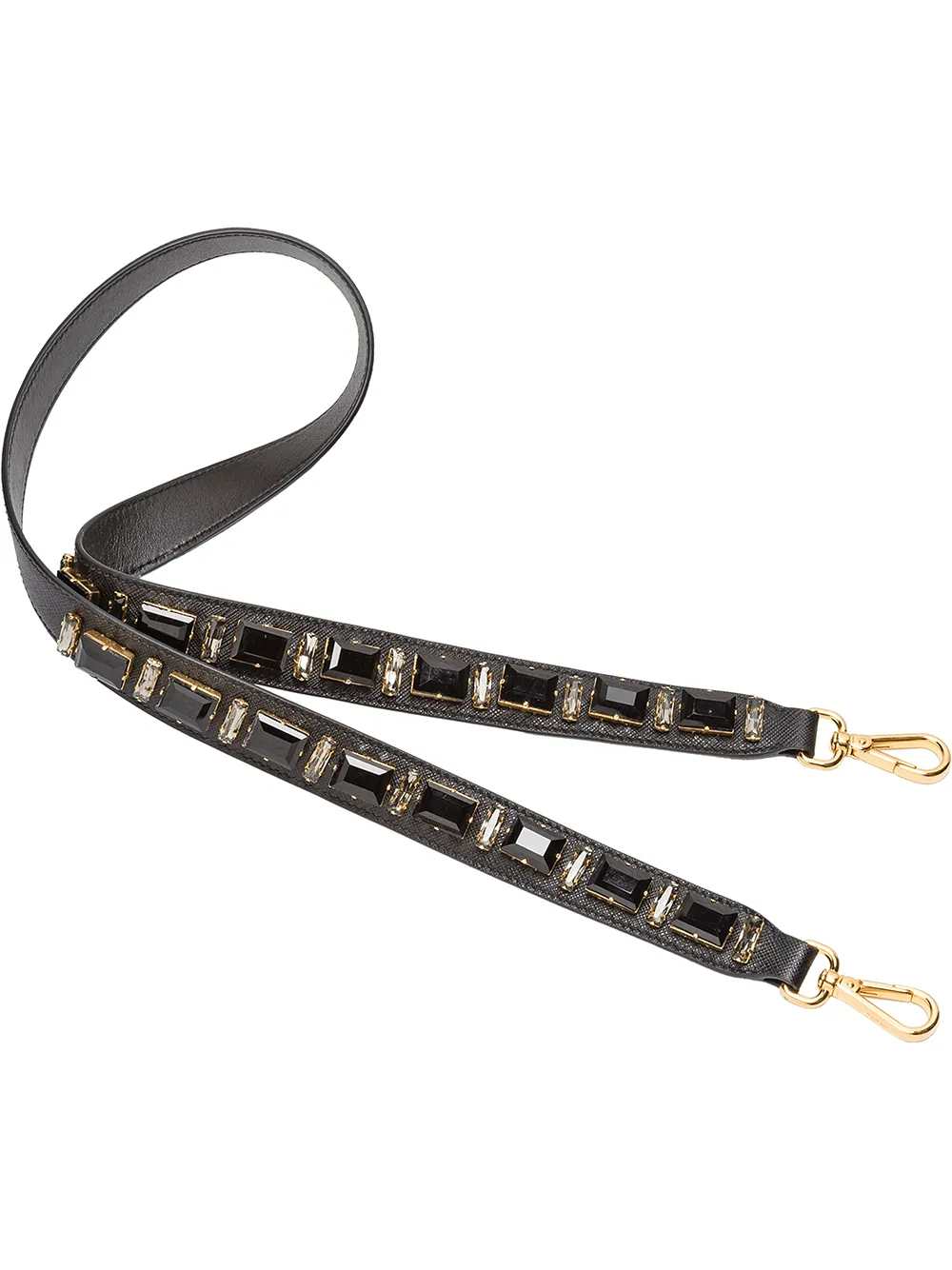 Prada embellished shoulder bag | Black | Image 1