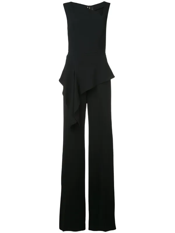 white structured jumpsuit