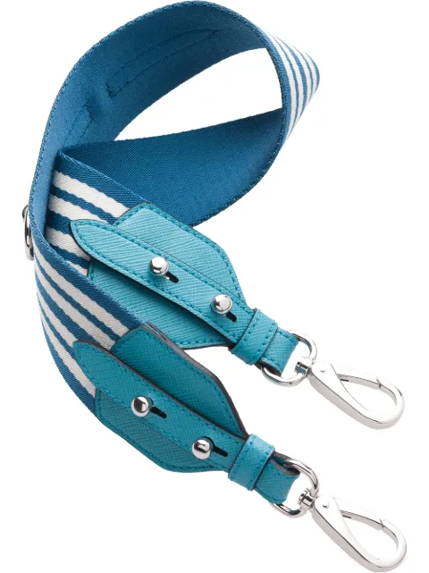 prada striped bag strap