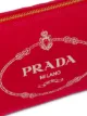 Prada logo print cosmetic pouch