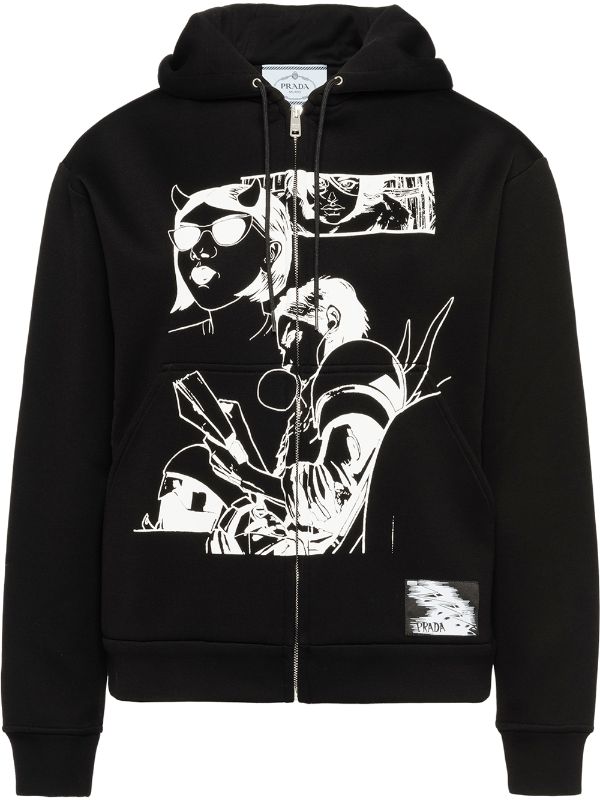 printed zip up hoodies