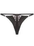 Fleur Du Mal Charlotte lace G-string - Black