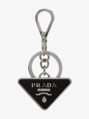 正規】PRADA トライアングルロゴ チェーンネックストラップ ネックレス 