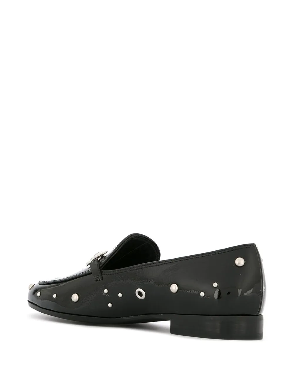 Senso Carly I studded loafers Black