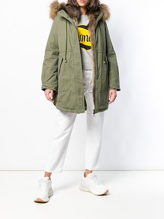 hooded parka coat展示图