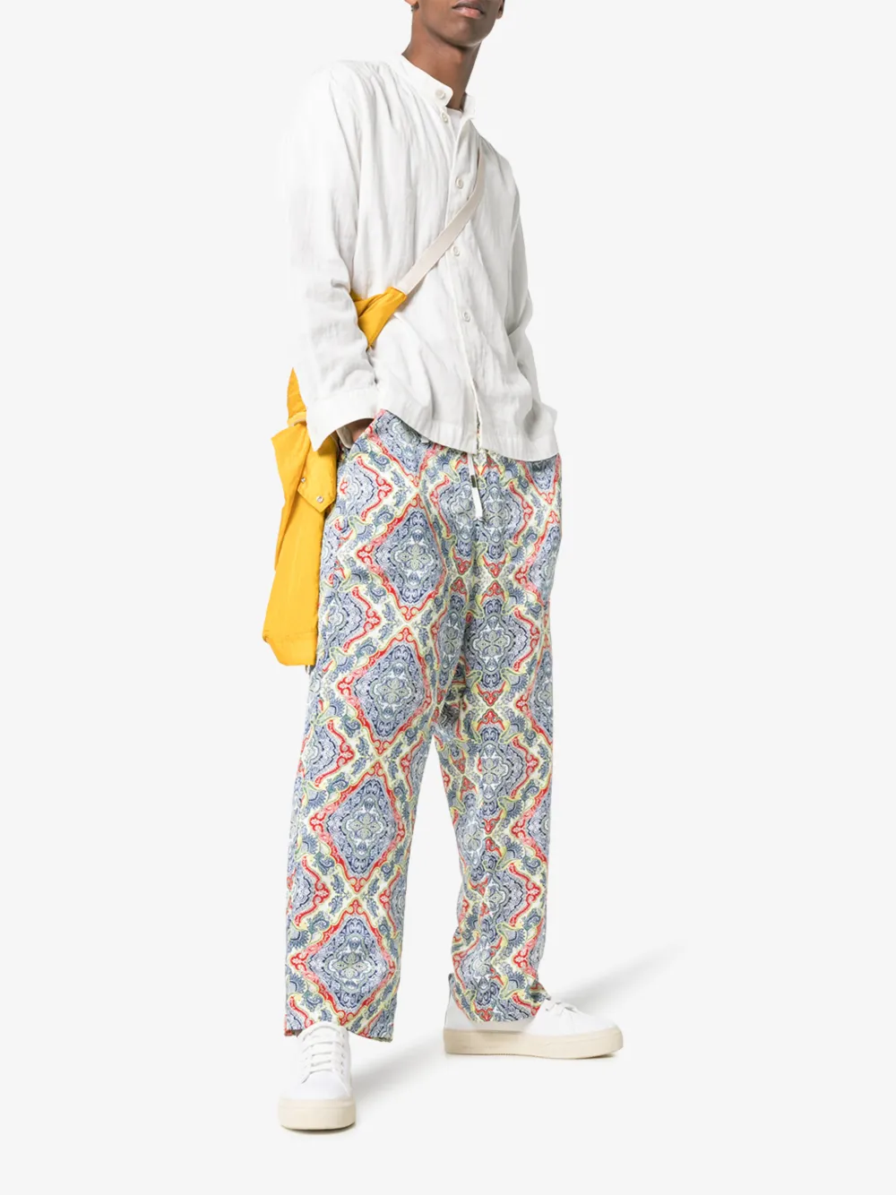 Bed J.w. Ford Tops BED J.W. FORD WEITE HOSE MIT PAISLEY-PRINT