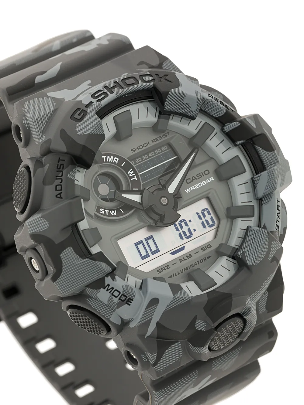 фото G-shock часы с камуфляжным узором casio x g-shock