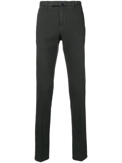 Incotex Textured Tailored Trousers - Grey In Grey