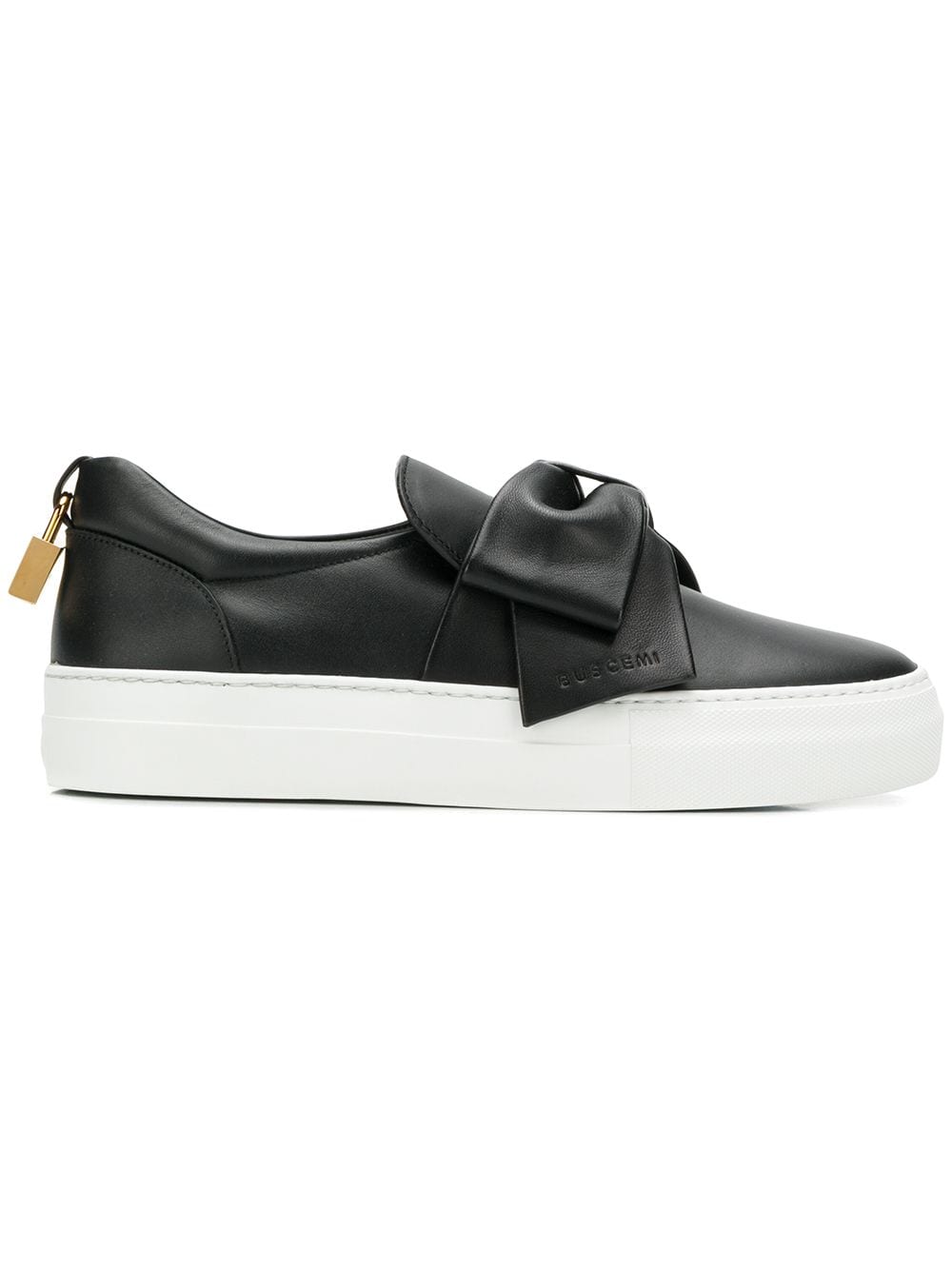 Shop black Buscemi bow sneakers with 