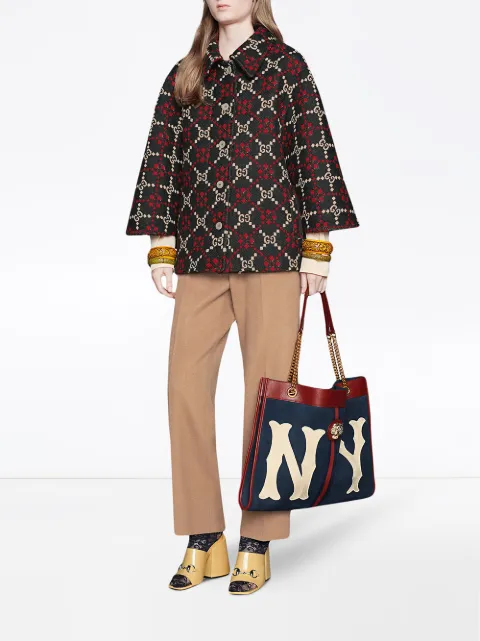 gucci patch tote