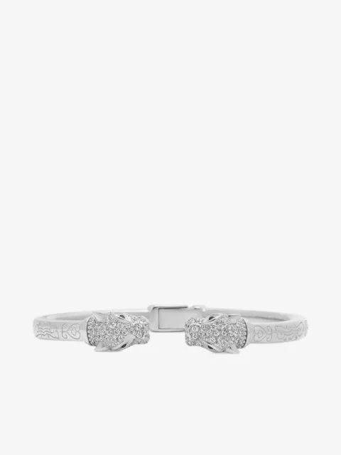 Nialaya Jewelry Panther embossed bangle