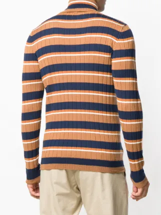 striped turtleneck sweater展示图