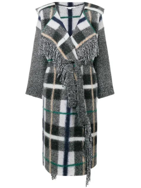 Stella McCartney チェック ガウンコート