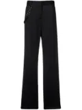 MSGM colour-block straight legs - Black