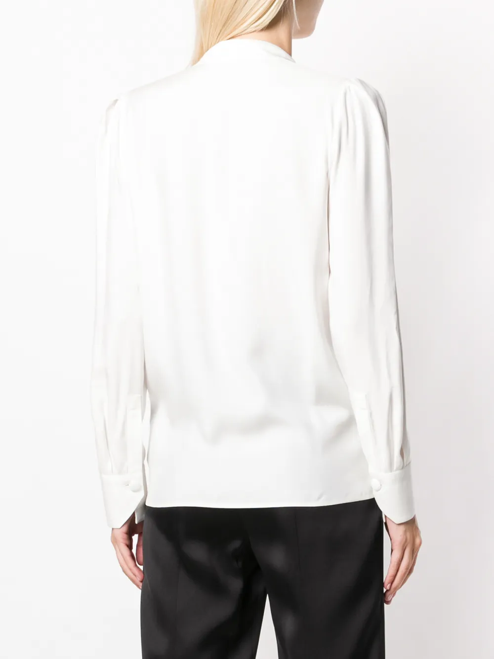 Givenchy surplice blouse Wit