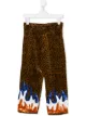 الصورة 1 من CAROLINE BOSMANS kids sequinned flames trousers